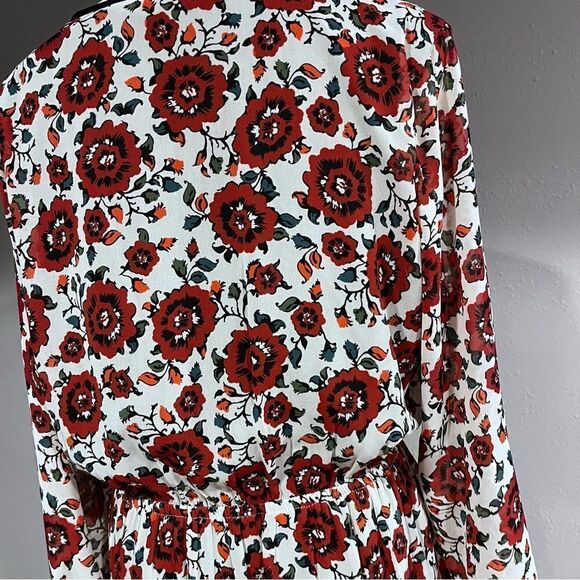 DR2 Long sleeve floral knee length country bohemian dress size Medium - Picture 7 of 13